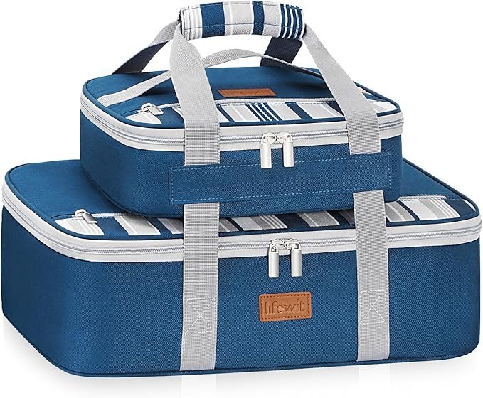Two-compartment dish carrier by Lifewit